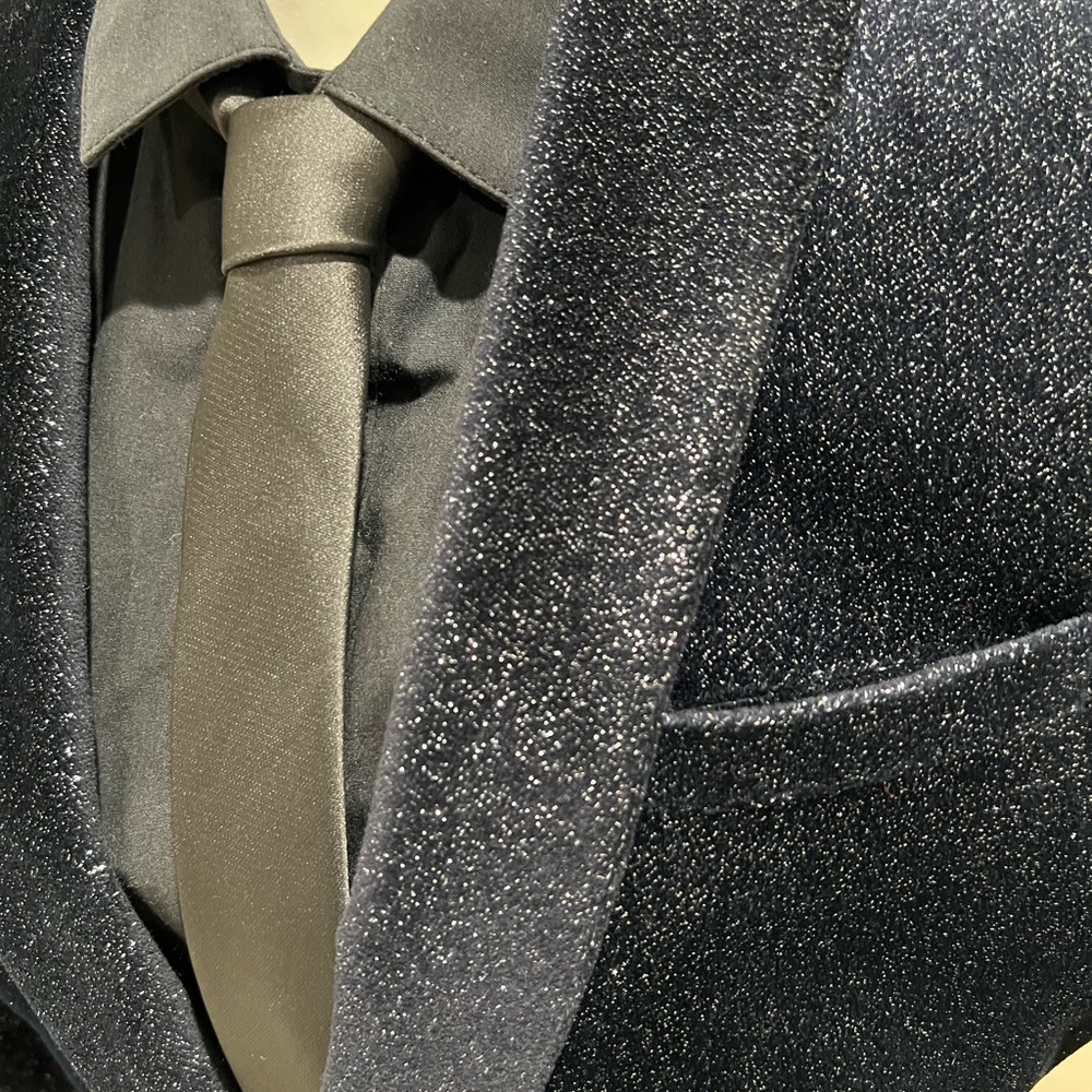 Blue Glitter Blazer